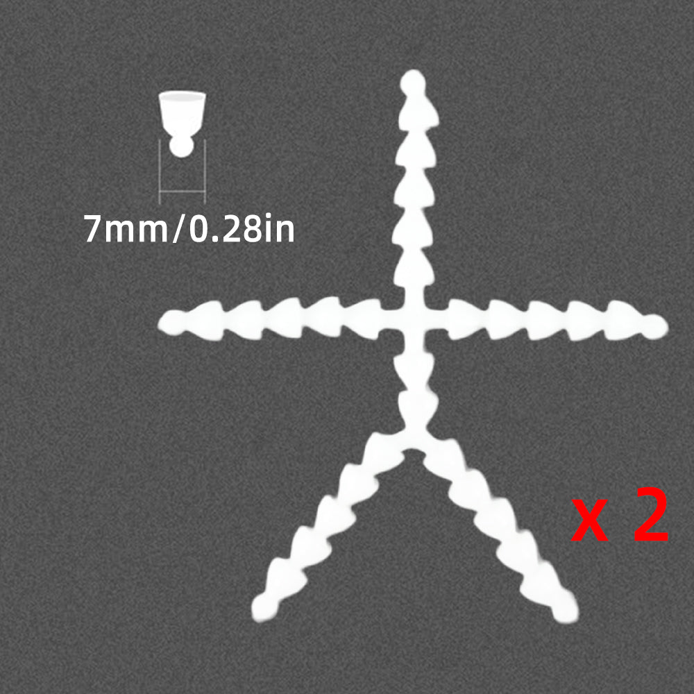 2PCs Movable Skeleton Figure Frame Full Body Model DIY Plush Toy Making Accessories - 10cm / A - niannyyhouse