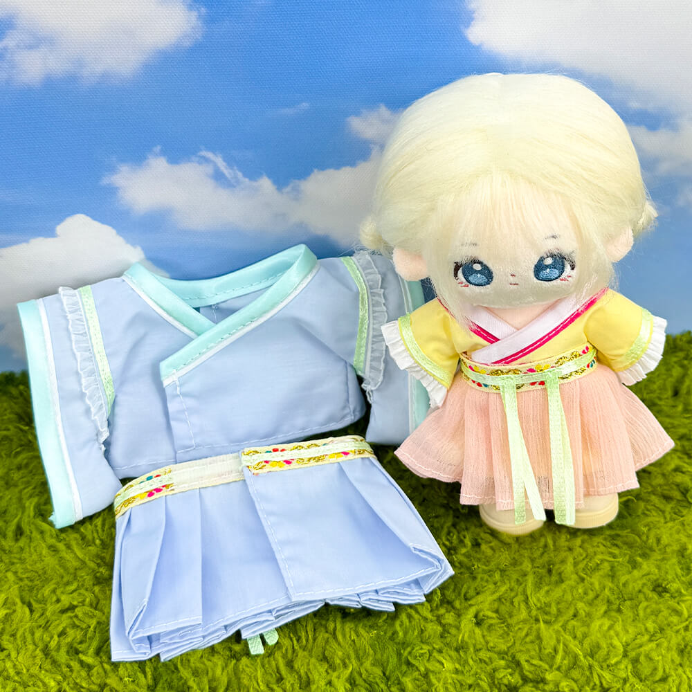 niannyyhouse 10cm 15cm 20cm Plush Doll Clothes Dreamy Traditional Hanf