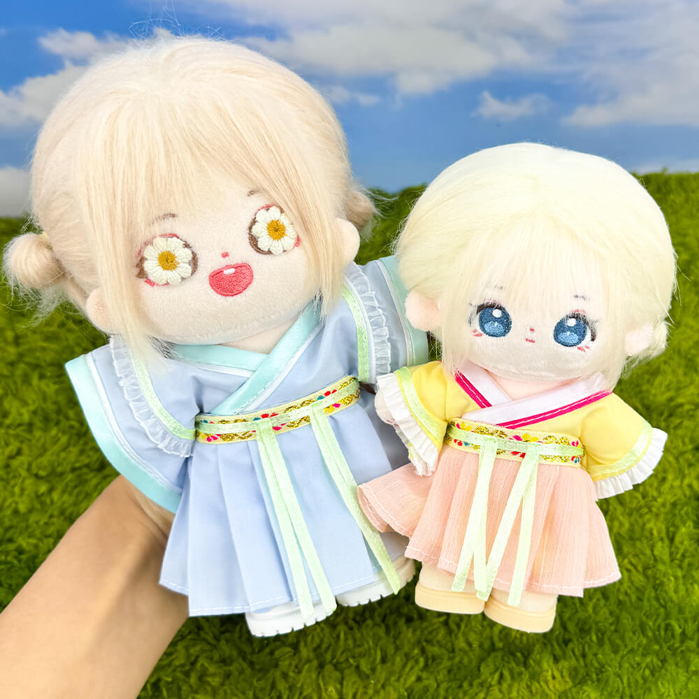 niannyyhouse 10cm 15cm 20cm Plush Doll Clothes Dreamy Traditional Hanf