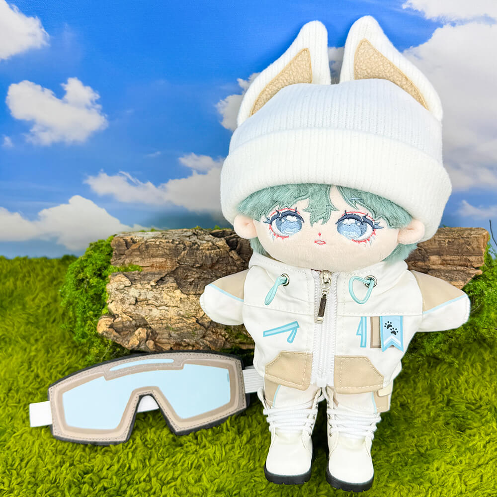 niannyyhouse 10cm 20cm Plush Doll Clothes Ski Suit Soft Stuffed Animal