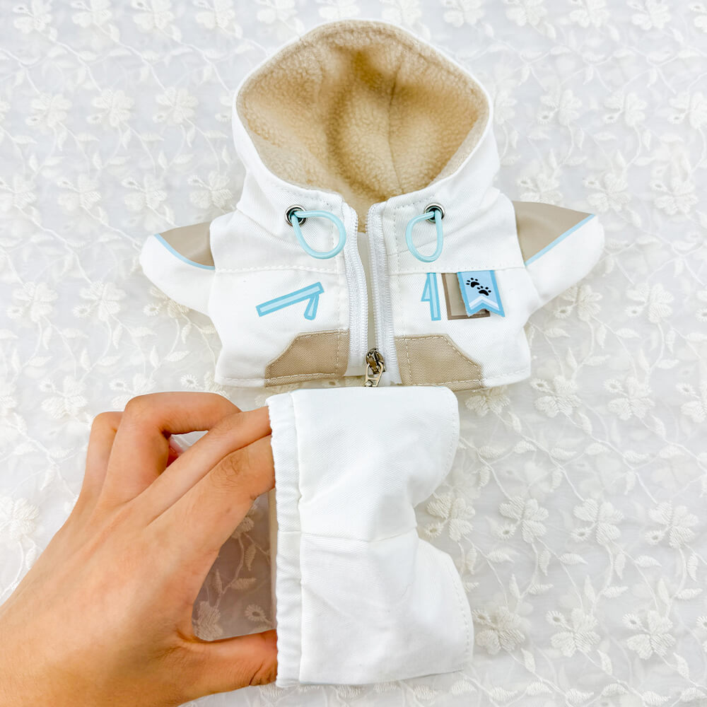 niannyyhouse 10cm 20cm Plush Doll Clothes Ski Suit Soft Stuffed Animal