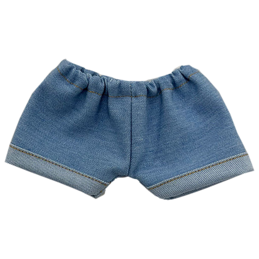 Solid Color Jeans for 10cm 15cm 20cm Plush Doll – Style A Straight / Style B Rolled Cuff | 4 Colours - Detail Image 15 of 16