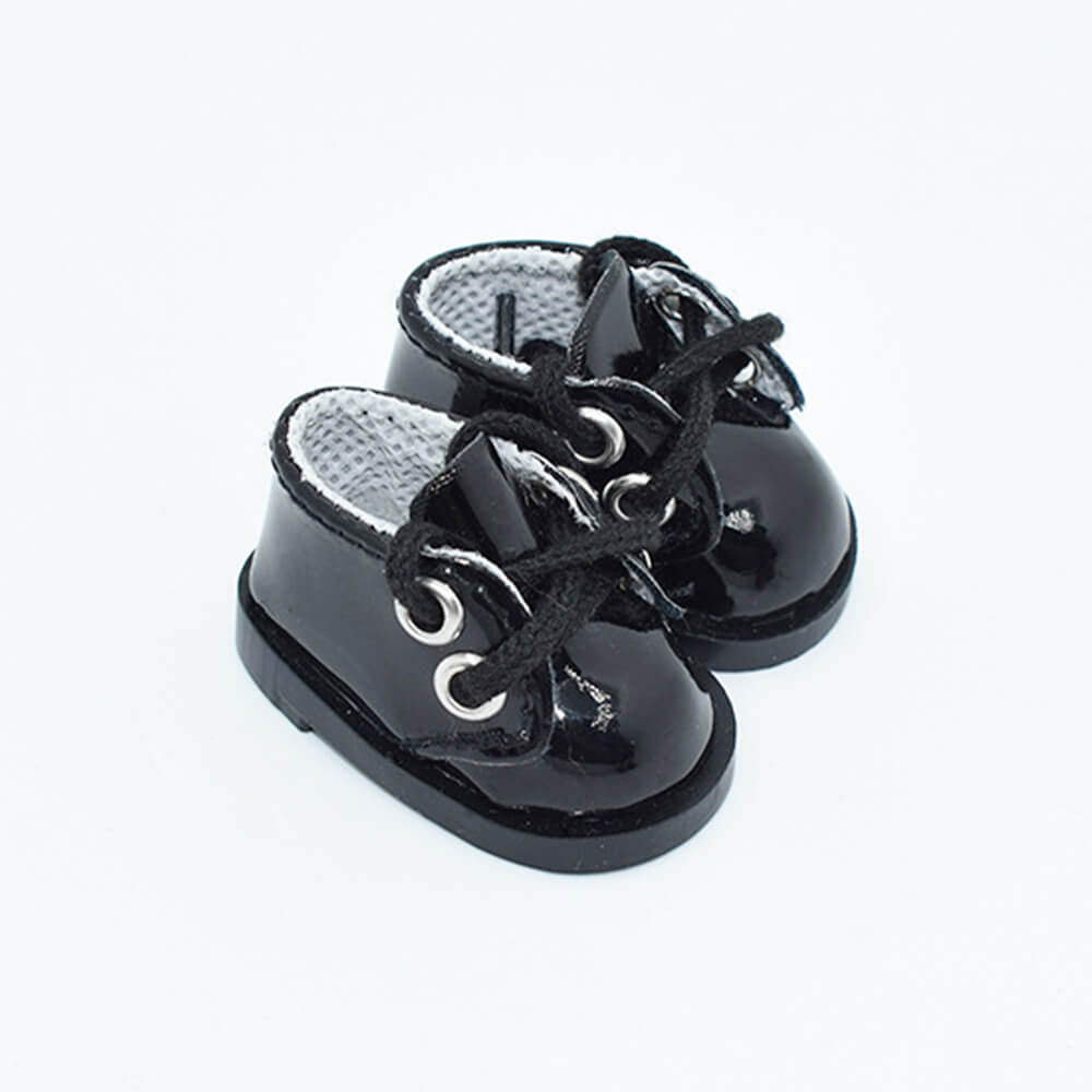 Leather Shoes for 15cm 20cm Plush Doll - 4 Colors | Stand-Friendly Design