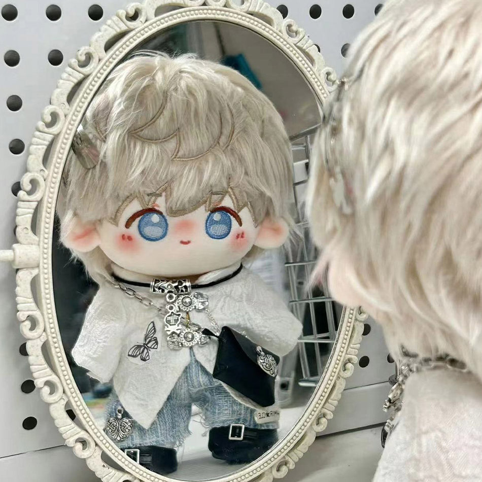 20cm Doll Clothes Ancient Style Denim Suit 8 inch Stuffed Animal Clothing doll clothes for 10cm 15cm 20cm stuffed toy