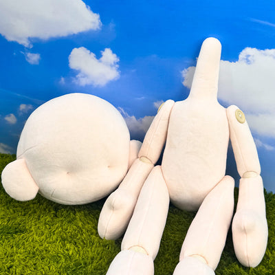 60cm Soft Plush BJD Blank Body – Detachable Head, DIY Customizable - view 2