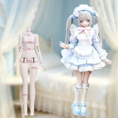 niannyyhouse BJD Blind Box 1/6 Scale Action Figure with Clothes, Hair Weekly Girls Series, Collectible Ornaments, Dress-Up, Articulated Mini Figure - view 2