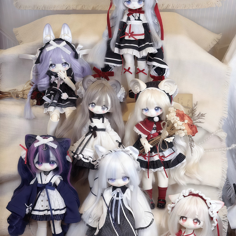 niannyyhouse BJD Blind Box Fluffy Goodnight Series Action Figure Inclu