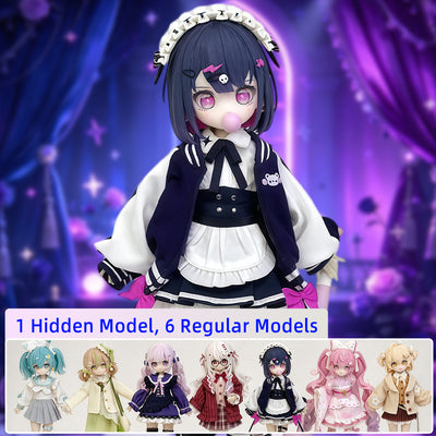 niannyyhouse 1/8 BJD Blind Box Polaris Series Action Figure, with Clothes, Dress-Up, Articulated Figure, Collectible Ornament, Blind Box
