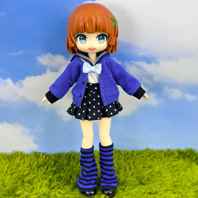 niannyyhouse Large 1/12 BJD Doll Academy Uniform 4-Piece Set (4.7in-5.5in) - Main Product View | niannyyhouse