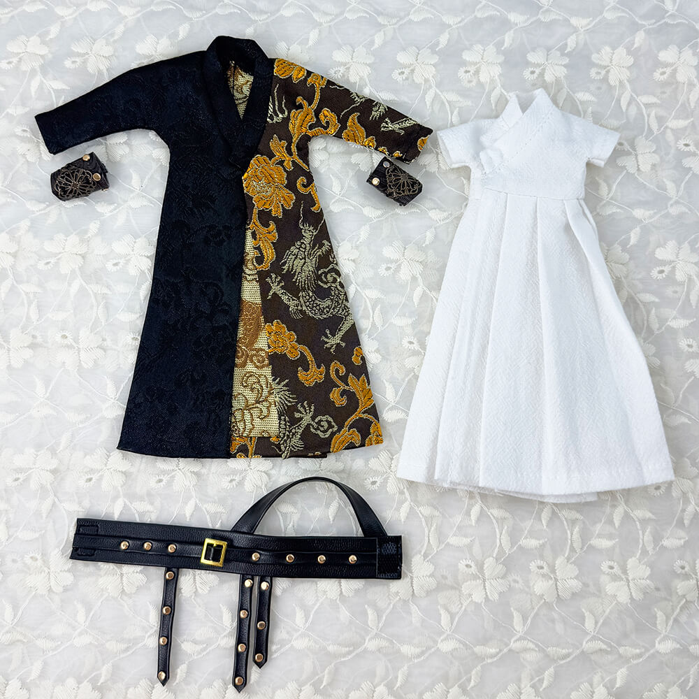 niannyyhouse 1/8 BJD Doll Traditional Hanfu Clothes Set Action Figure