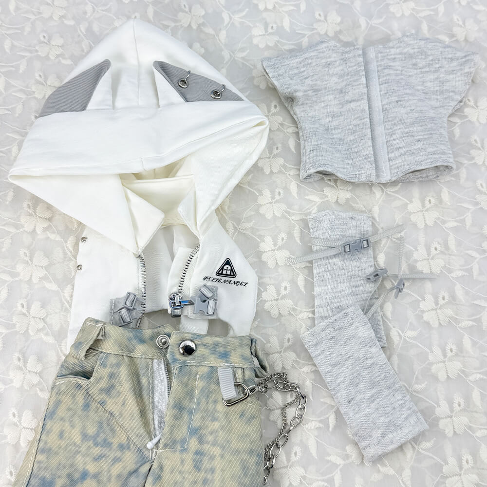 niannyyhouse 1/4 BJD Doll Mist Forbidden Zone Trendy Outfit Set - Detail Showcase 12 | niannyyhouse