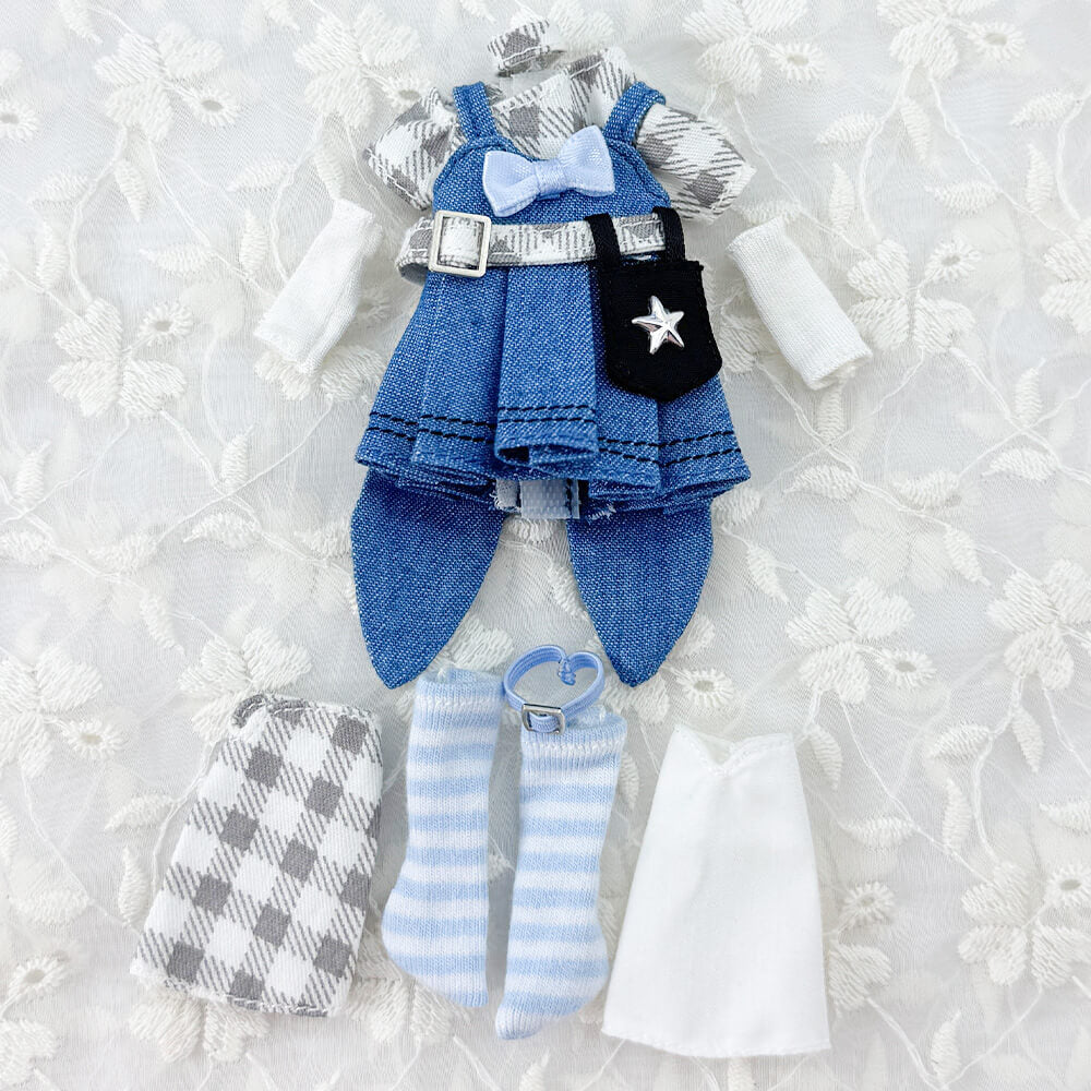 niannyyhouse Large 1/12 BJD Doll Fantasy Elf Suit Outfit Set (4.7in-5.5in) - Packaging & Scale Reference | niannyyhouse