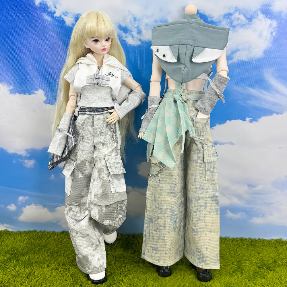 niannyyhouse 1/4 BJD Doll Mist Forbidden Zone Trendy Outfit Set - Main Product View | niannyyhouse