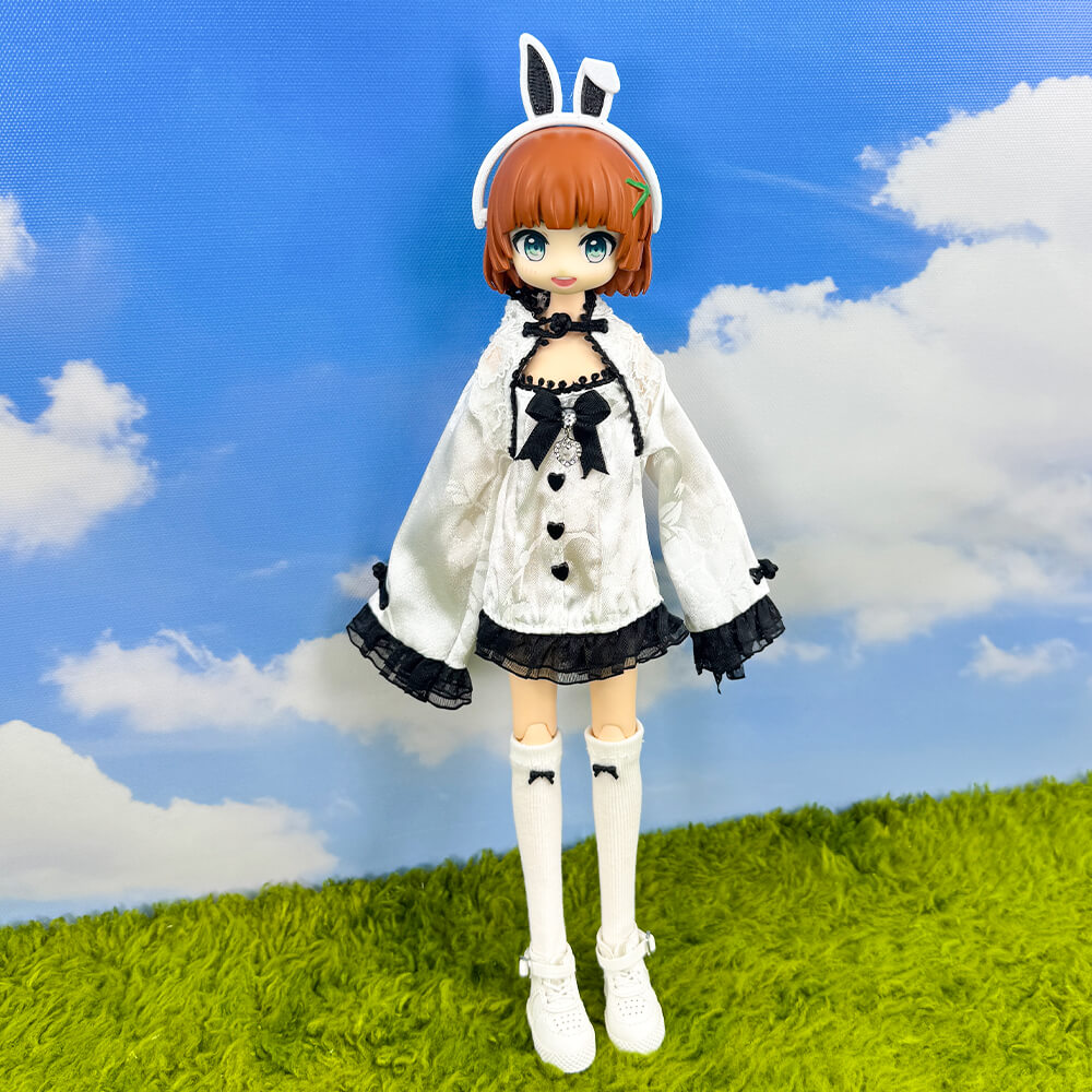niannyyhouse OB22 OB24 Doll Bunny Girl Cosplay Outfit 3-Piece Set - Main Product View | niannyyhouse