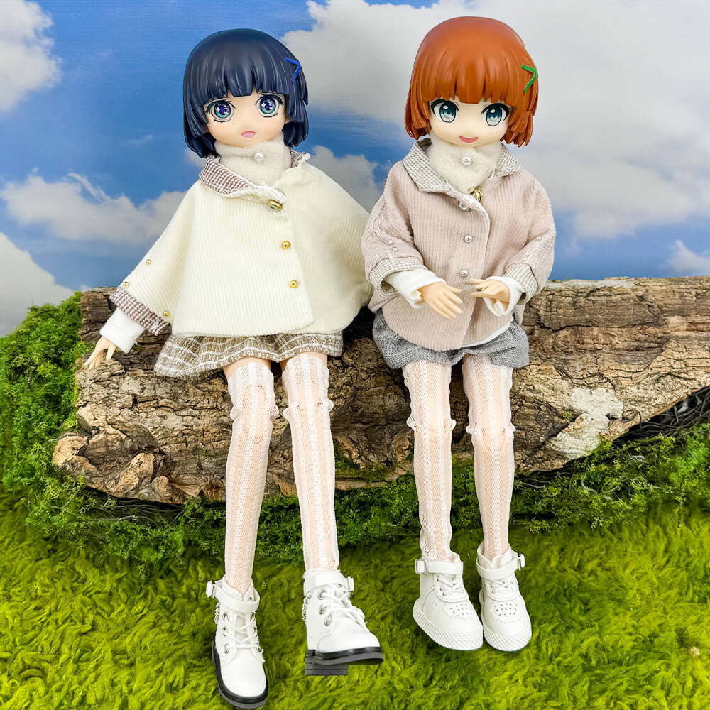 OB22 OB24 Doll Elegant Lady Jacket, Skirt & Socks 6-Piece Set | niannyyhouse
