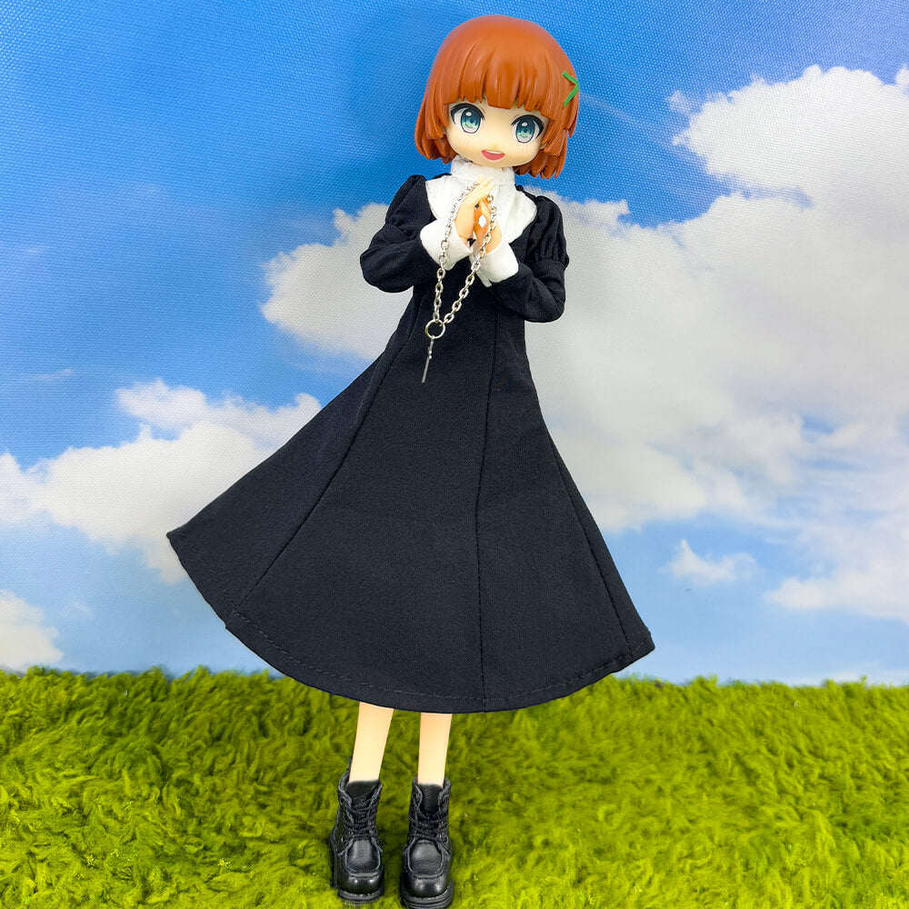 niannyyhouse Doll Clothes Nun Outfit for OB22 OB24 Action Figure Dress