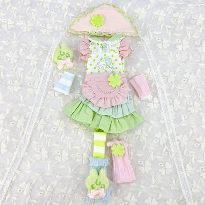 Four-Leaf Clover Outfit Set for OB24 OB22 Doll – 11 inch Clothes - view 2