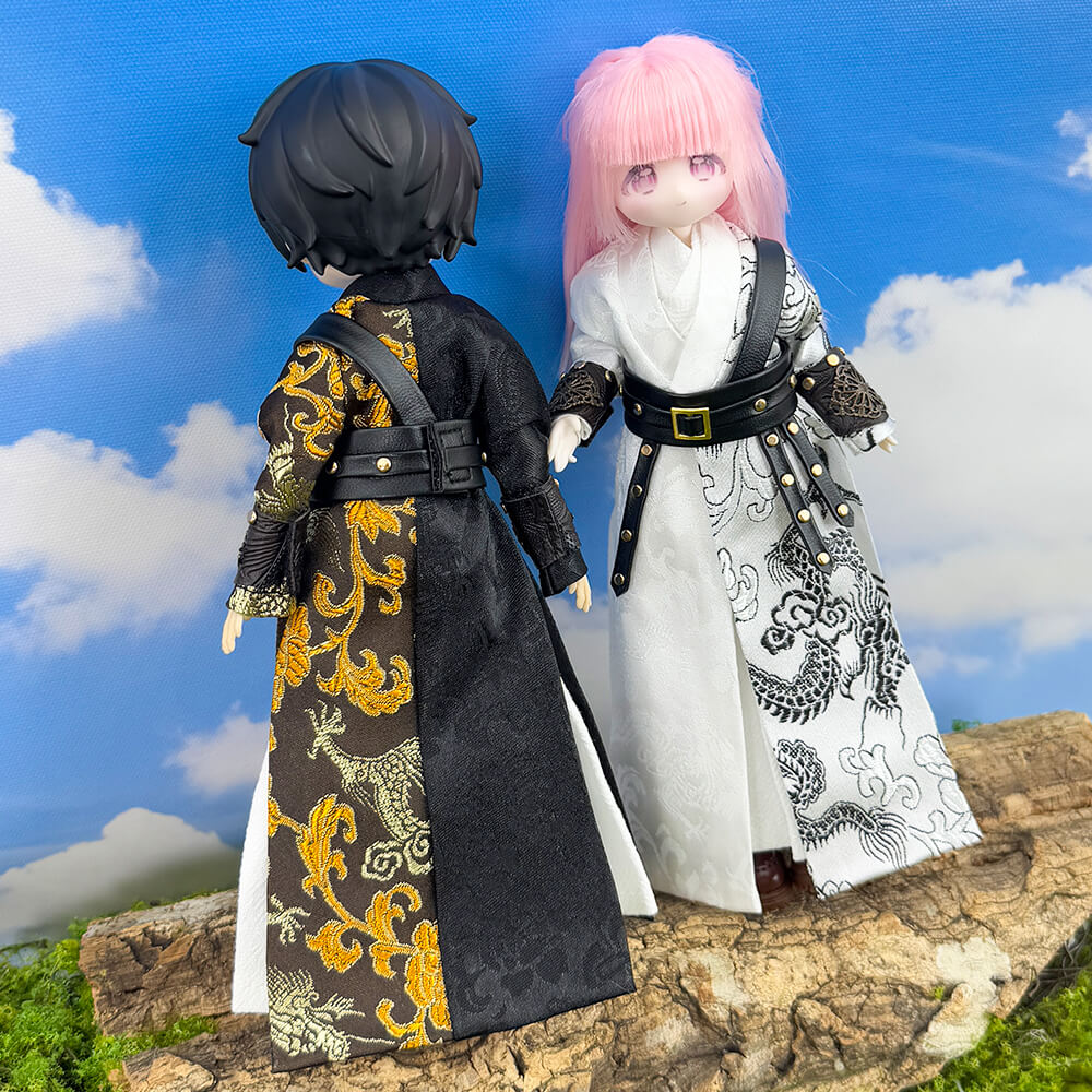 niannyyhouse 1/8 BJD Doll Traditional Hanfu Clothes Set Action Figure
