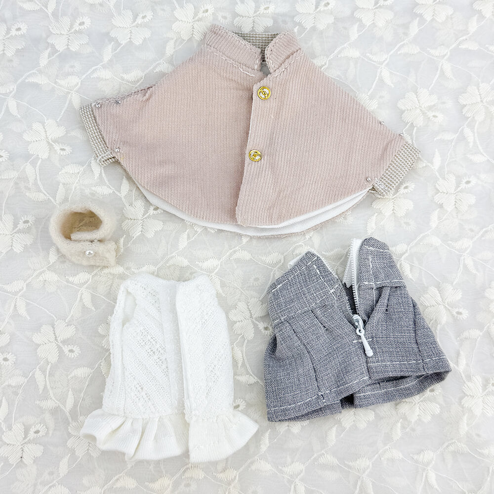 OB22 OB24 Doll Elegant Lady Jacket, Skirt & Socks 6-Piece Set | niannyyhouse