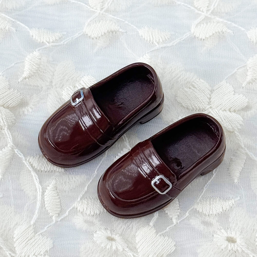 niannyyhouse Doll Uniform Shoes for OB22, OB24, 1/8 BJD, 1 Pair, Actio