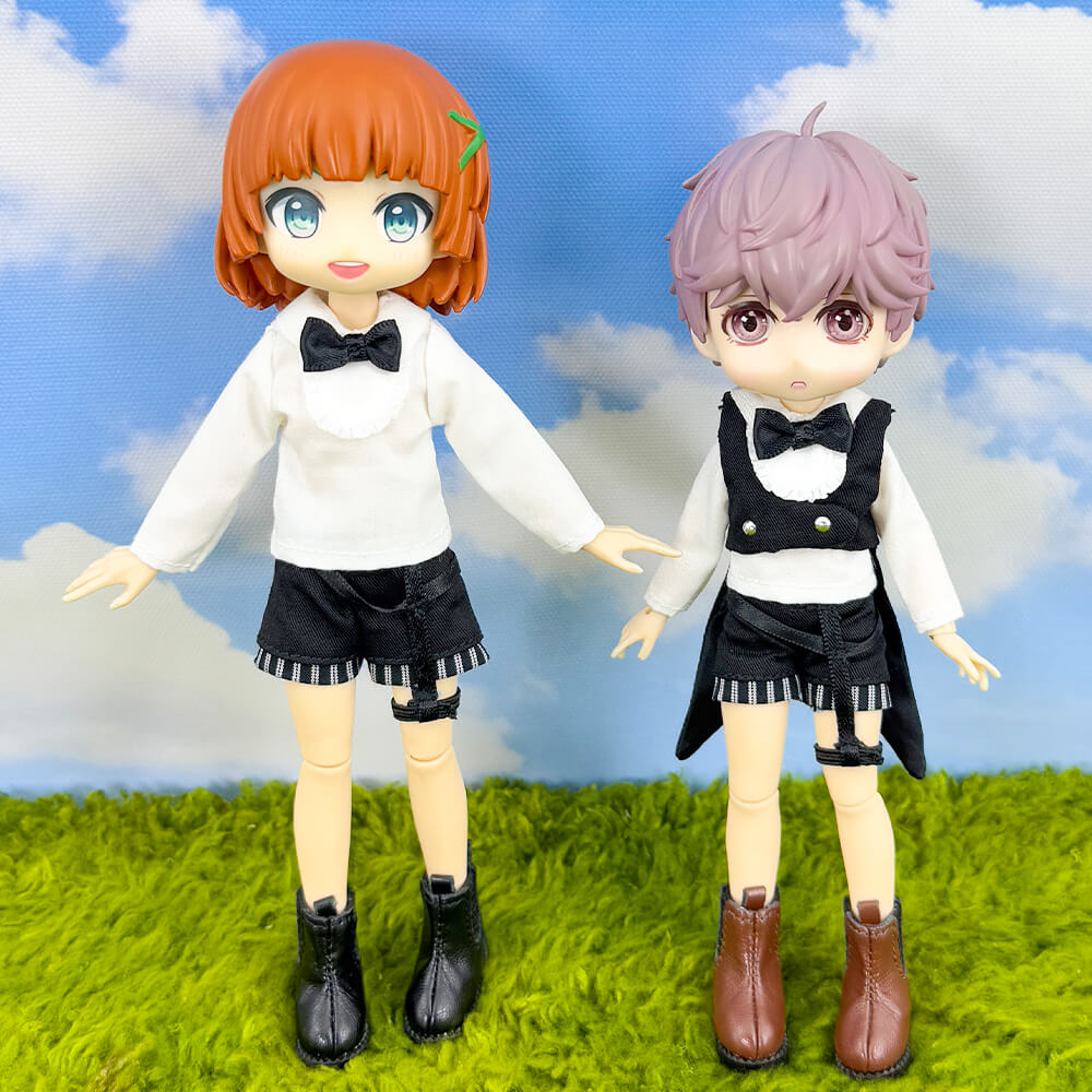 Large 1/12 BJD Doll Boots: Free-Standing Miniature Shoes – niannyyhouse