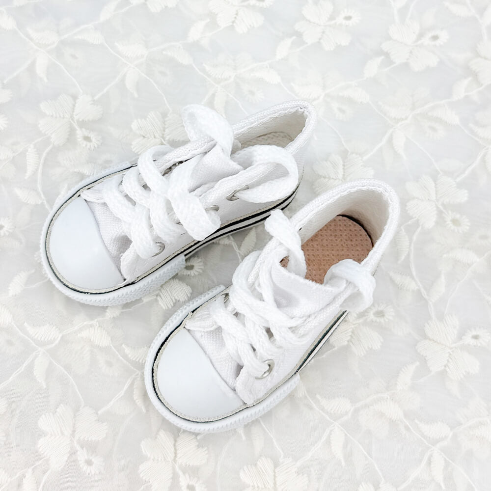 niannyyhouse 1/3 BJD Doll Canvas Sneakers High-Top Shoes (7.4cm Sole) - Detail Showcase 12 | niannyyhouse