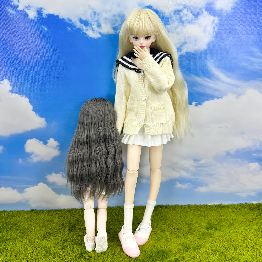 niannyyhouse 1/6 1/4 BJD Doll School Uniform Shoes (5.2cm & 6.8cm Soles) - Detail Showcase 6 | niannyyhouse