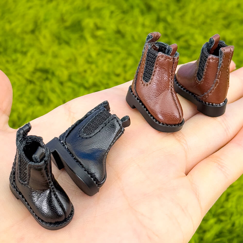 Large 1/12 BJD Doll Boots: Free-Standing Miniature Shoes – niannyyhouse