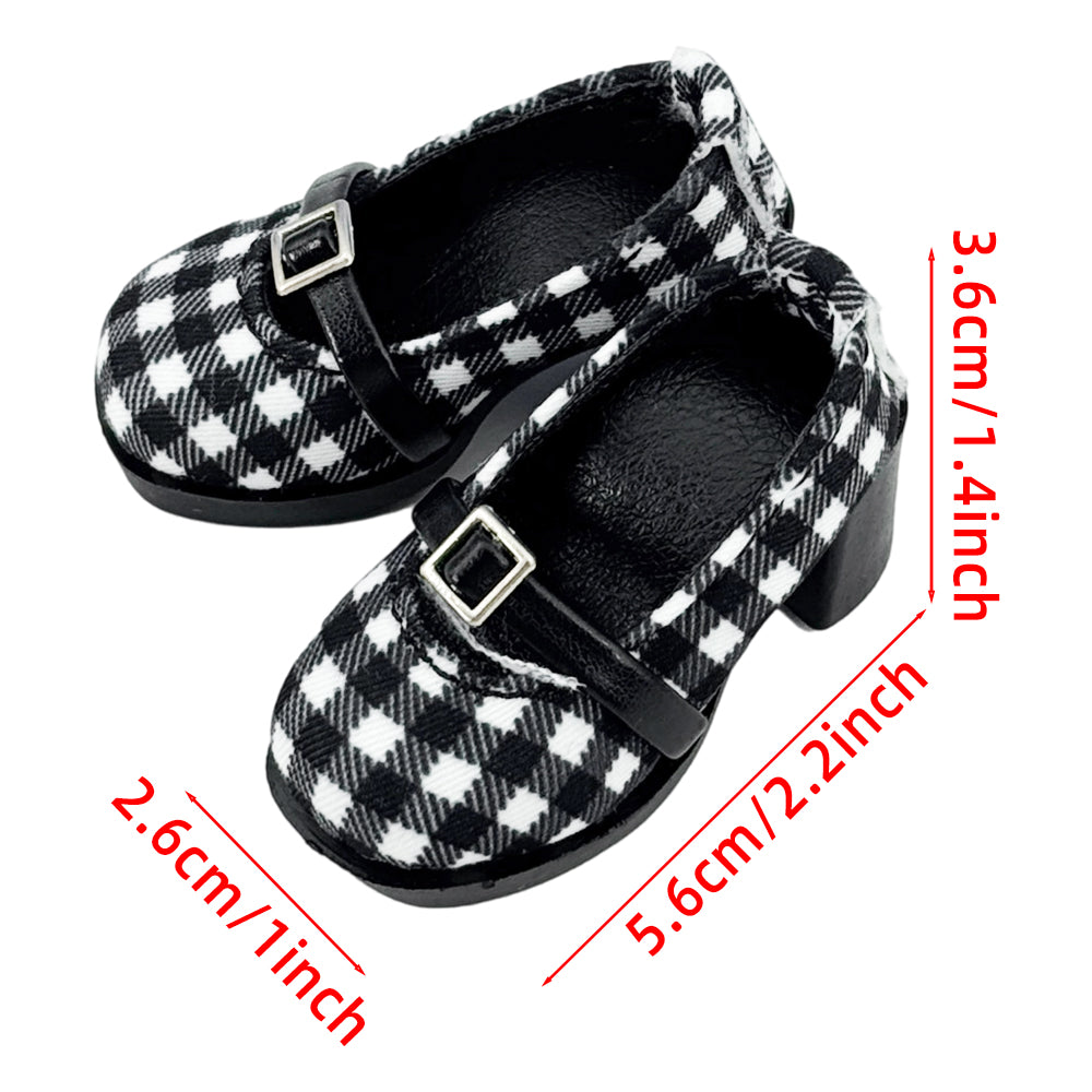 niannyyhouse 1/4 BJD Single Buckle High Heel Doll Shoes (5.6cm Sole) - Detail Showcase 4 | niannyyhouse