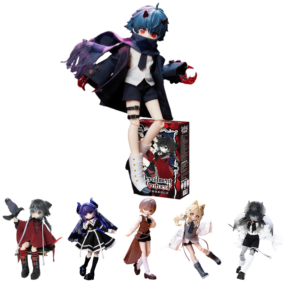 niannyyhouse 1/8 BJD Blind Box Derailment Protocol Series, with Clothe