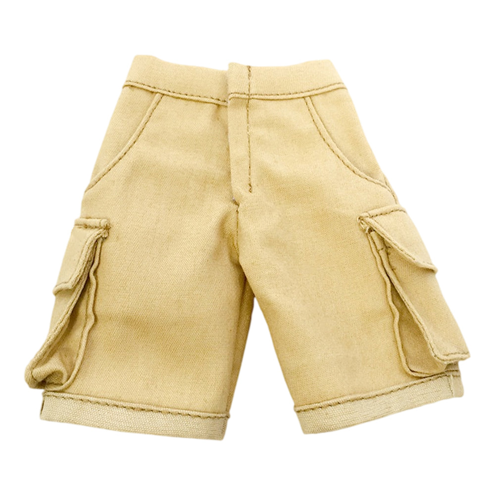 niannyyhouse 1/6 BJD Doll Cargo Shorts Casual Pocket Pants - Detail Showcase Angle 20 | niannyyhouse