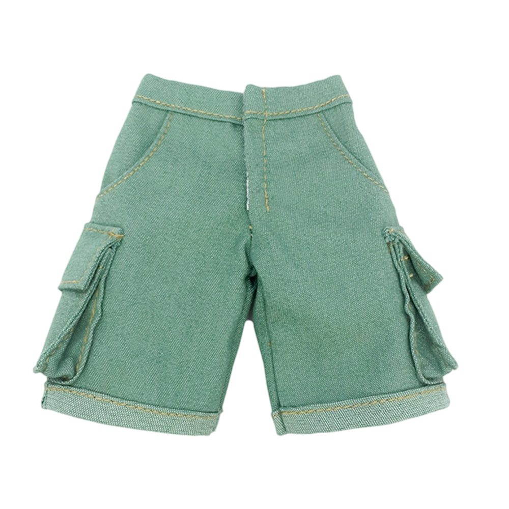 niannyyhouse 1/6 BJD Doll Cargo Shorts Casual Pocket Pants - Detail Showcase Angle 15 | niannyyhouse