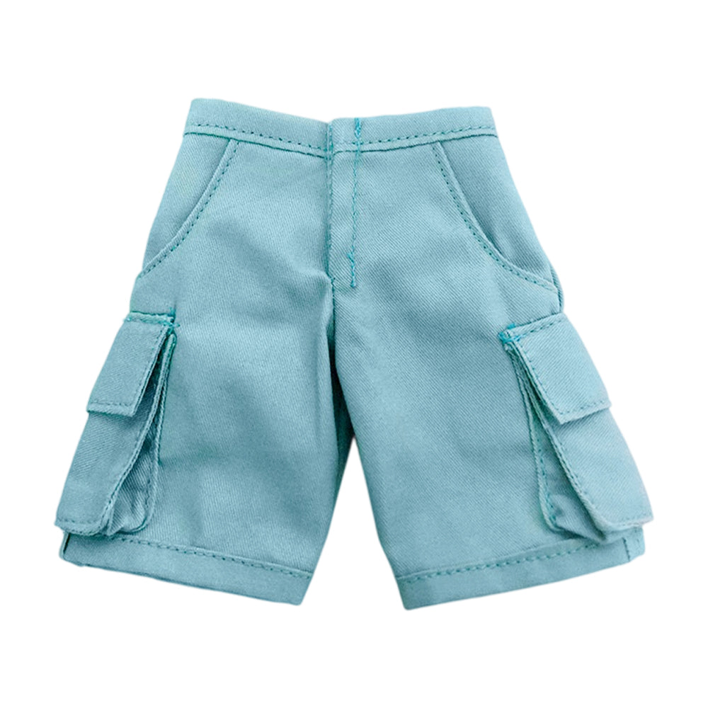 niannyyhouse 1/6 BJD Doll Cargo Shorts Casual Pocket Pants - Detail Showcase Angle 18 | niannyyhouse