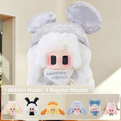 niannyyhouse Plush Doll Blind Box Jiangjiang's Little Sidekick Series 3.5in Bag Charm, Keychain, Stuffed Figures, Collectible Ornaments