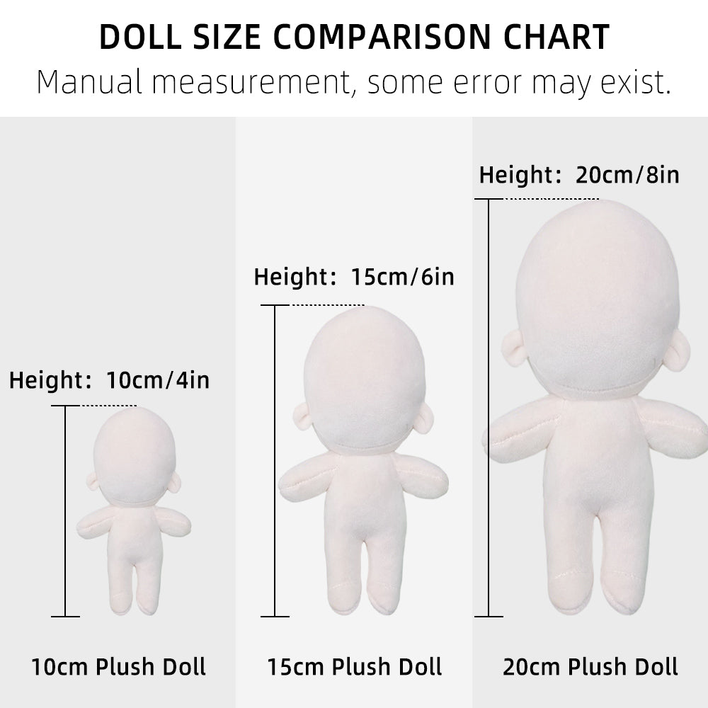 Solid Color Jeans for 10cm 15cm 20cm Plush Doll – Style A Straight / Style B Rolled Cuff | 4 Colours - Detail Image 3 of 16