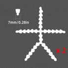 2PCs Movable Skeleton Figure Frame Full Body Model DIY Plush Toy Making Accessories - 10cm / A - niannyyhouse