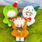 niannyyhouse 10cm 15cm Plush Doll Christmas Capelet Shawl (Snowman & Reindeer) - Main Product View | niannyyhouse