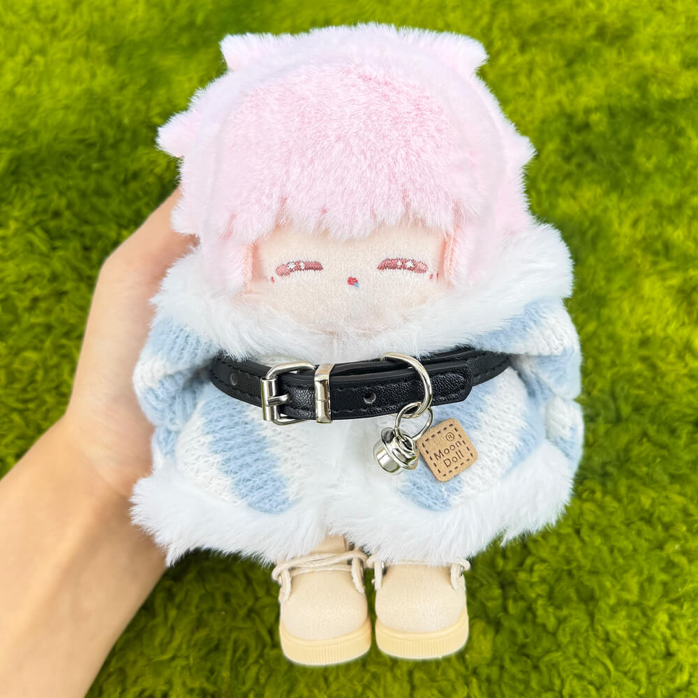 niannyyhouse 10cm-15cm Plush Doll Clothes Starry Shawl with Collar Sof