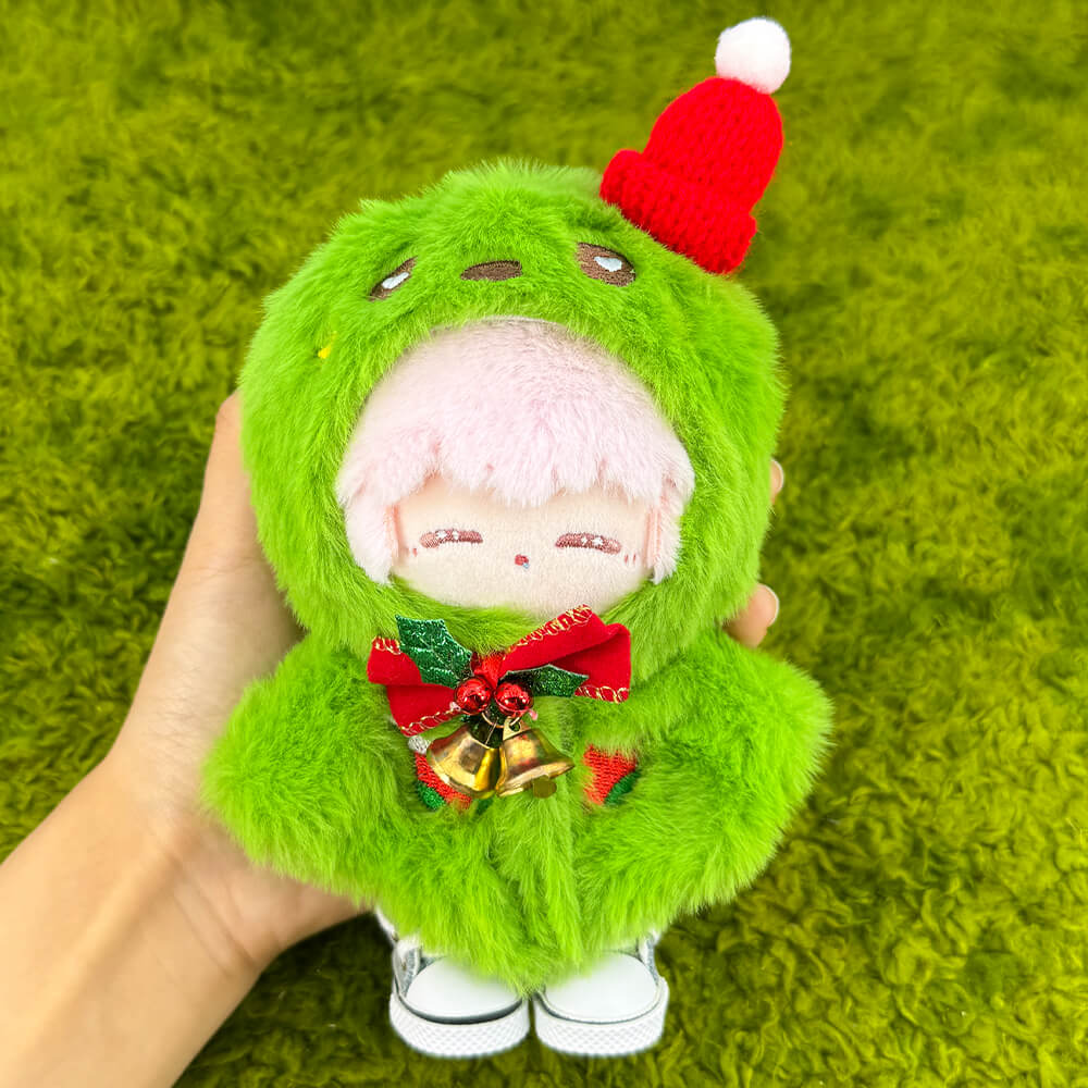 niannyyhouse 10cm 15cm Plush Doll Christmas Capelet Shawl (Snowman & Reindeer) - Detail Showcase 5 | niannyyhouse
