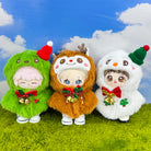 niannyyhouse 10cm 15cm Plush Doll Christmas Capelet Shawl (Snowman & Reindeer) - Detail Showcase 6 | niannyyhouse