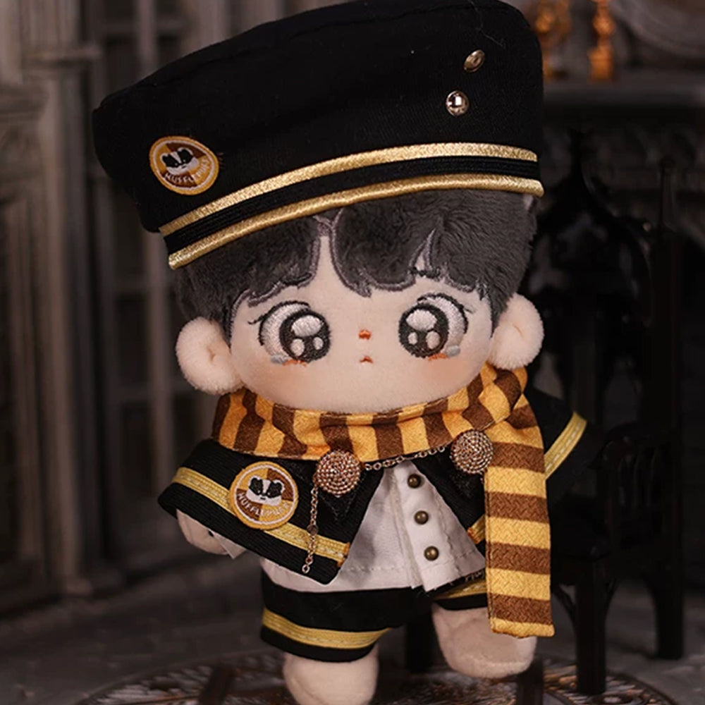 Plush Doll Clothes Magic School Style Set 10-15cm | Hat & Cloak Included, Shirt Pants & Scarf, Soft Stuffed Animal, Dress Up Accessories - photo 11 of 14