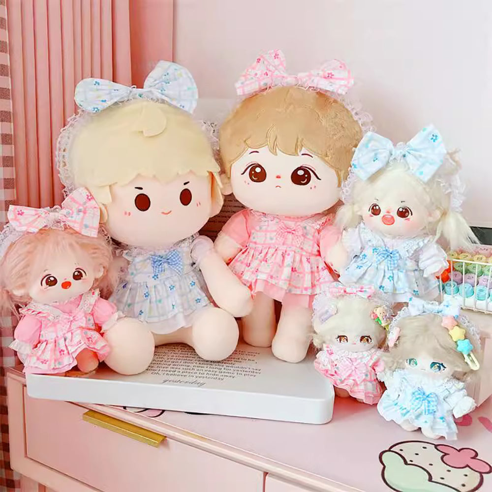 Niannyyhouse 20cm Plush Doll Clothes Hat Kitten Sweater