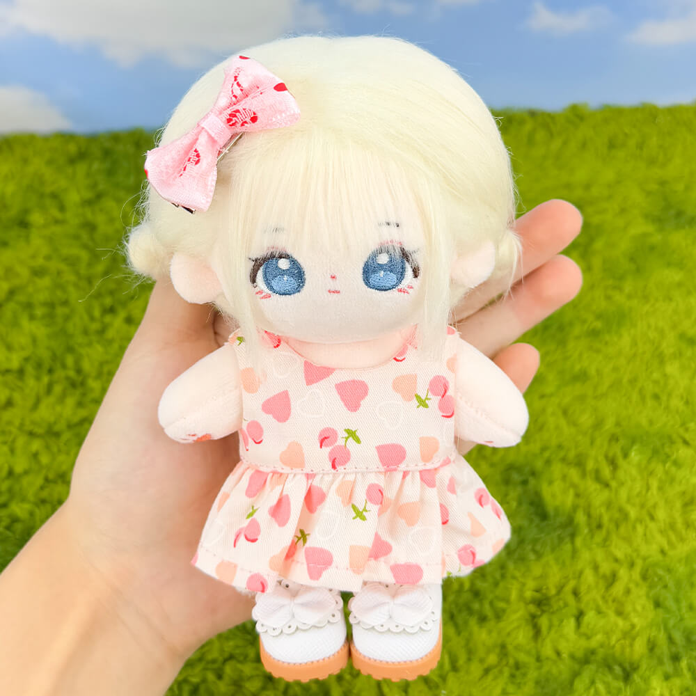 10cm 15cm 20cm Plush Doll Clothes: Floral Summer Dress – niannyyhouse