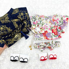 Kimono Plush Doll Clothes Set for 10-15cm & 20cm Dolls – Yukata, Belt & Shoes – product image 7 of 11