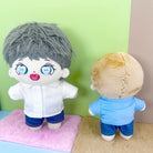 Solid Color Jeans for 10cm 15cm 20cm Plush Doll – Style A Straight / Style B Rolled Cuff | 4 Colours - Detail Image 7 of 16
