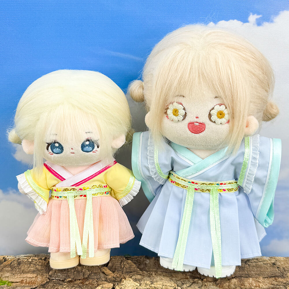 niannyyhouse 10cm 15cm 20cm Plush Doll Clothes Dreamy Traditional Hanf