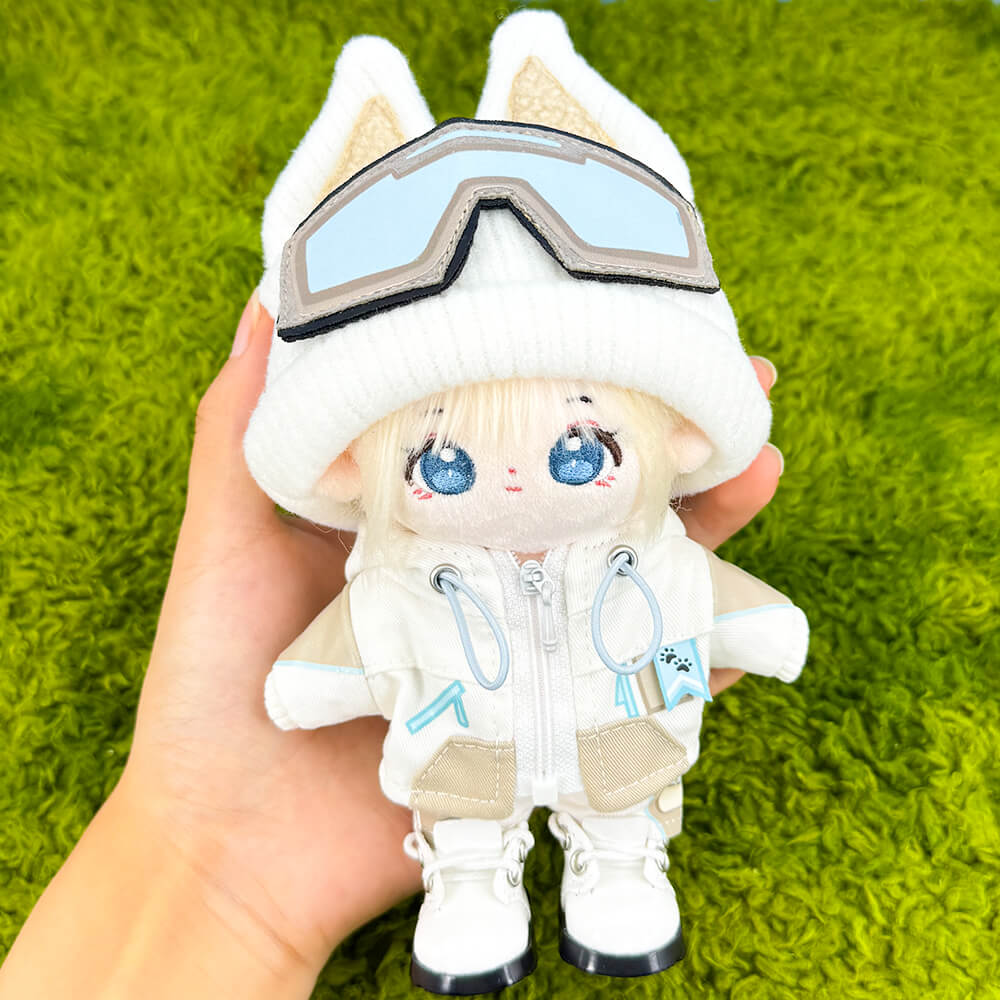 niannyyhouse 10cm 20cm Plush Doll Clothes Ski Suit Soft Stuffed Animal