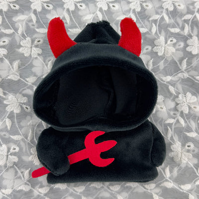 10cm Plush Doll Little Devil Hoodie – 4in Stuffed Animal Clothes - view 2
