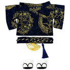 Kimono Plush Doll Clothes Set for 10-15cm & 20cm Dolls – Yukata, Belt & Shoes – product image 5 of 11