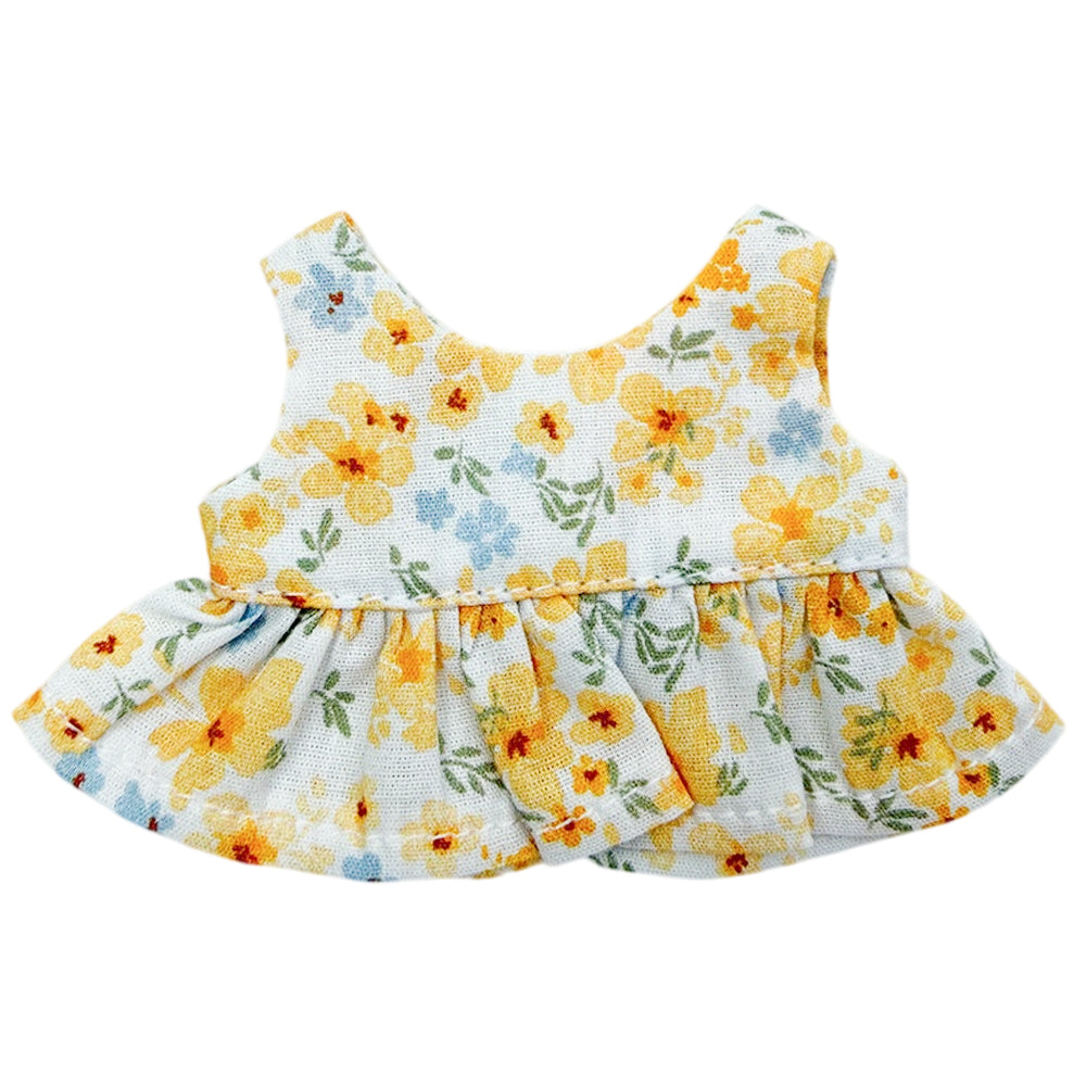 10cm 15cm 20cm Plush Doll Clothes: Floral Summer Dress – niannyyhouse